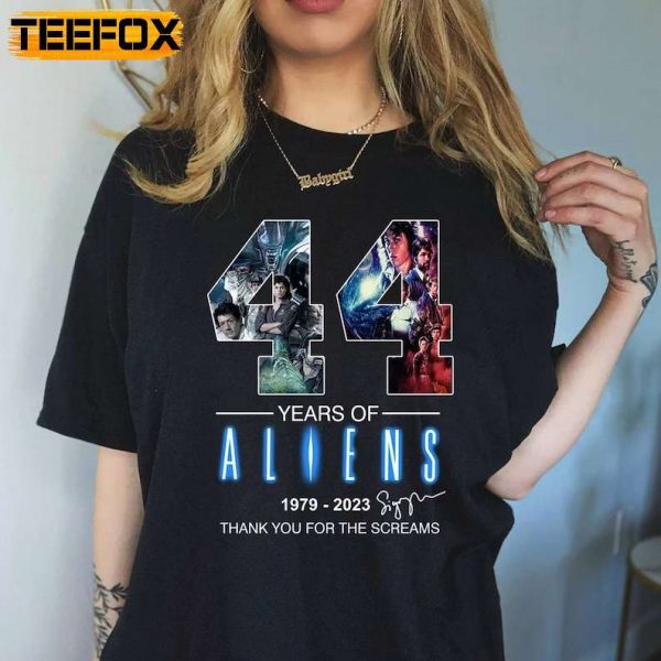 Aliens Special Order 44th Anniversary Thank You For The Memories Short Sleeve T Shirt