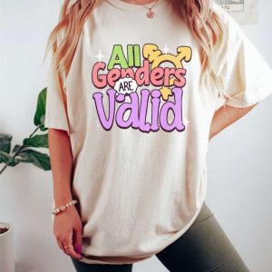 All Genders Are Valid Love is Love Short Sleeve T Shirt