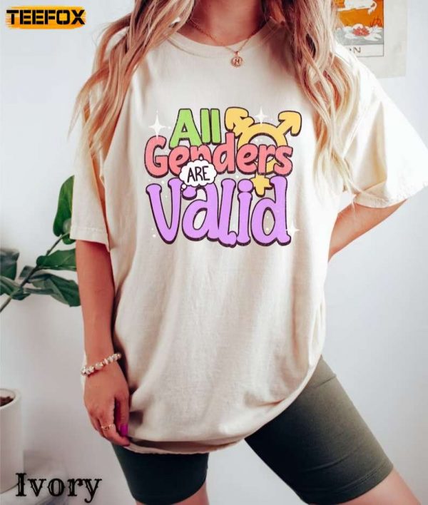 All Genders Are Valid Love is Love Short Sleeve T Shirt