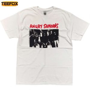 Angry Samoans Band Portrait 90s Tour Short Sleeve T Shirt