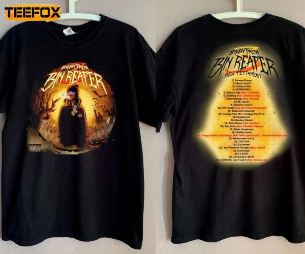 BabyTron Bin Reaper 3 New Testament Album Tracklist Short Sleeve T Shirt