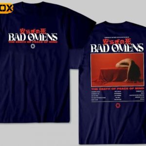 Bad Omens The Death Of Peace Of Mind Tour 2023 Short Sleeve T Shirt