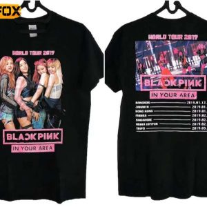 BlackPink In Your Area World Tour 2019 Short Sleeve T Shirt