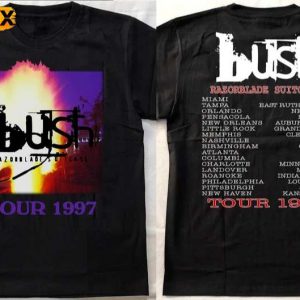 Bush Razorblade Suitcase Tour 1997 Short Sleeve T Shirt