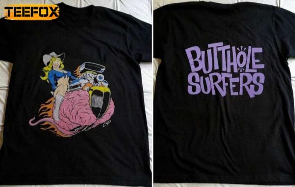 Butthole Surfers Independent Worm Saloon 1993 Tour Short Sleeve T Shirt