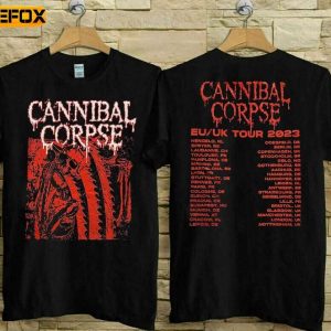 Cannibal Corpse EU UK Tour 2023 Short Sleeve T Shirt