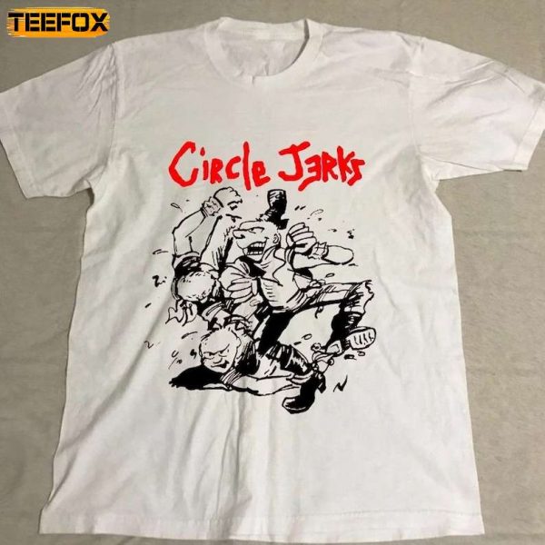 Circle Jerks 80s Tour Concert Short Sleeve T Shirt