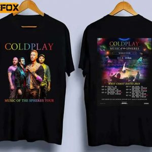 Coldplay Music Of The Spheres Tour 2023 Short Sleeve T Shirt