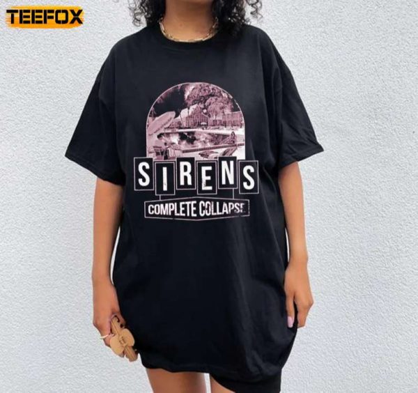 Comlete Collapst Sleeping With Sirens Tour 2023 Short Sleeve T Shirt