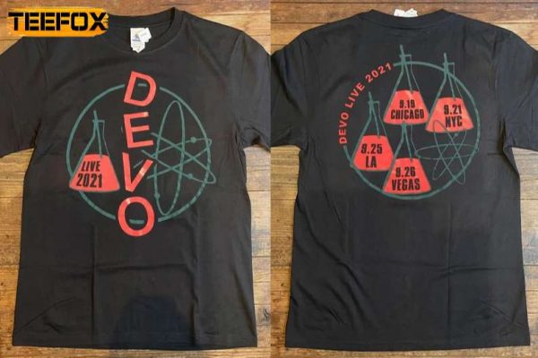 DEVO Live And Tell Tour 2021 Short Sleeve T Shirt