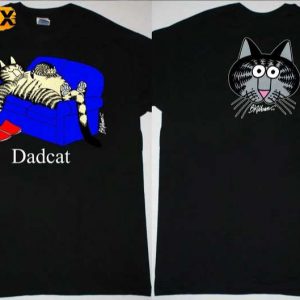 Dadcat Crazy Hawaii B Kliban Cat Short Sleeve T Shirt