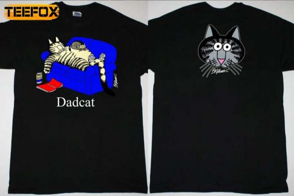 Dadcat Crazy Hawaii B Kliban Cat Short Sleeve T Shirt
