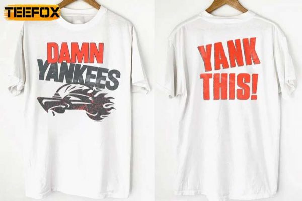 Damn Yankees KFA Summer Tour 1991 Short Sleeve T Shirt