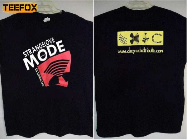 Depeche Mode Strangelove Tribute Band Short Sleeve T Shirt