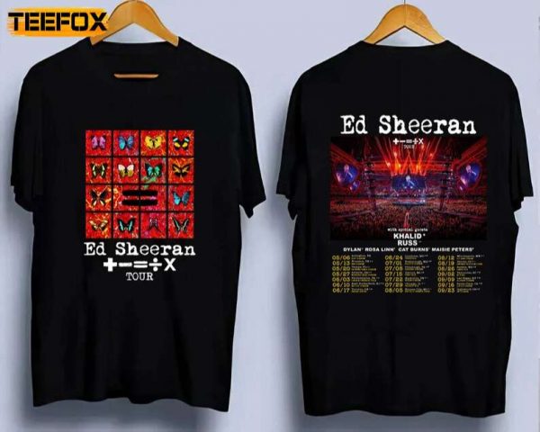 Ed Sheeran Ed Sheeran Concert 2023 USA Short Sleeve T Shirt