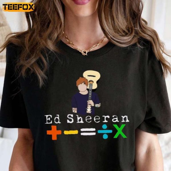 Ed Sheeran Mathematics Concert 2023 Short Sleeve T Shirt