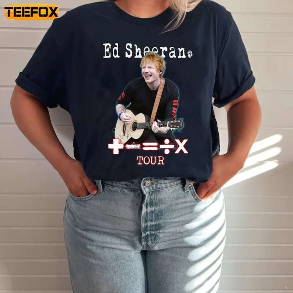 Ed Sheeran Mathematics Tour Concert 2023 T Shirt