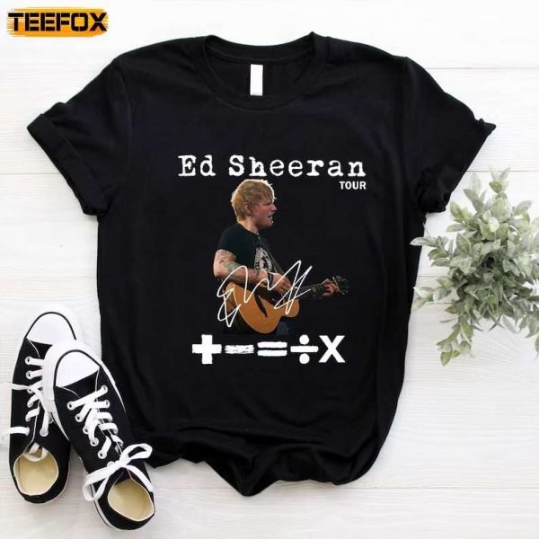 Ed Sheeran The Mathletics Tour 2023 Signature Classic T Shirt