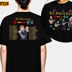 Ed Sheeran Tour 2023 Bad Habit The Mathletics Tour Short Sleeve T Shirt