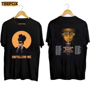 Erykah Badu Unfollow Me Tour 2023 Short Sleeve T Shirt