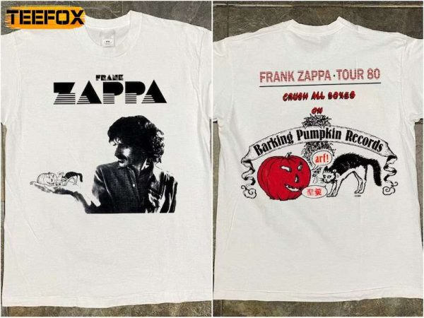 Frank Zappa Crush All Boxes On Barking Pumpkin Records 80 Short Sleeve T Shirt