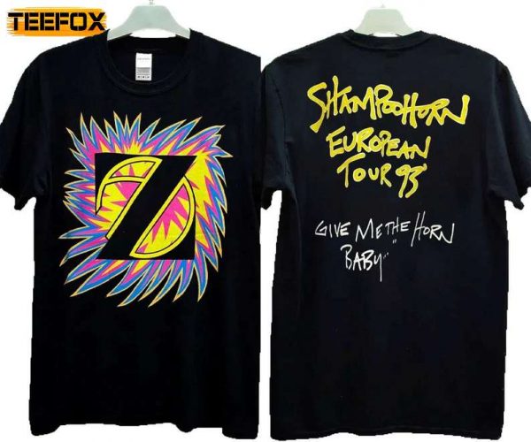 Frank Zappa Shampoohorn Euro Concert 1995 Short Sleeve T Shirt