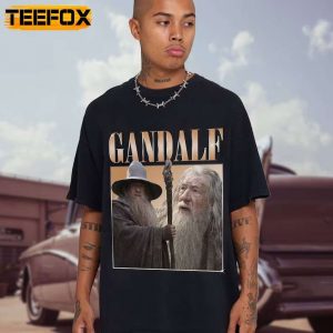 Gandalf Lord of The Rings Short Sleeve T Shirt Special Order