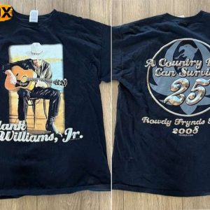Hank Williams Jr 2008 Tour Concert Short Sleeve T Shirt