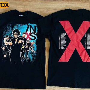 INXS Euro Tour Michael Hutchence 1990 Short Sleeve T Shirt