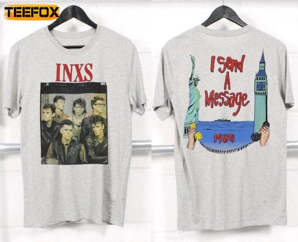 INXS I Send A Message Tour 1984 Short Sleeve T Shirt