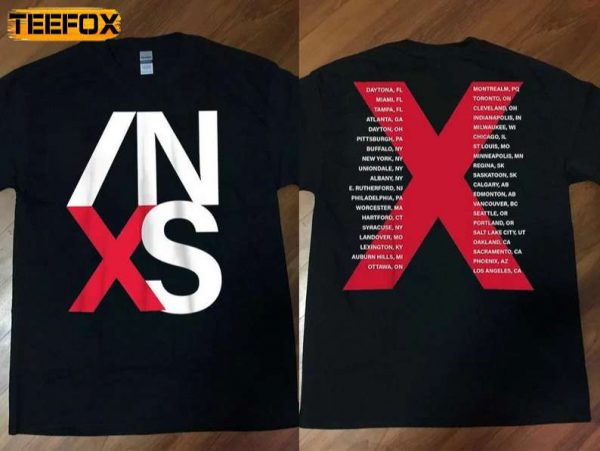 INXS X Factor Tour 1991 Concert Short Sleeve T Shirt