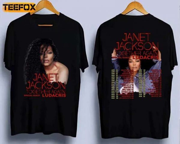 Janet Jackson 2023 Tour Dates Short Sleeve T Shirt