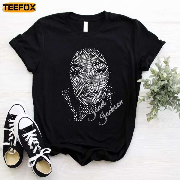 Janet Jackson Bling Short Sleeve T Shirt