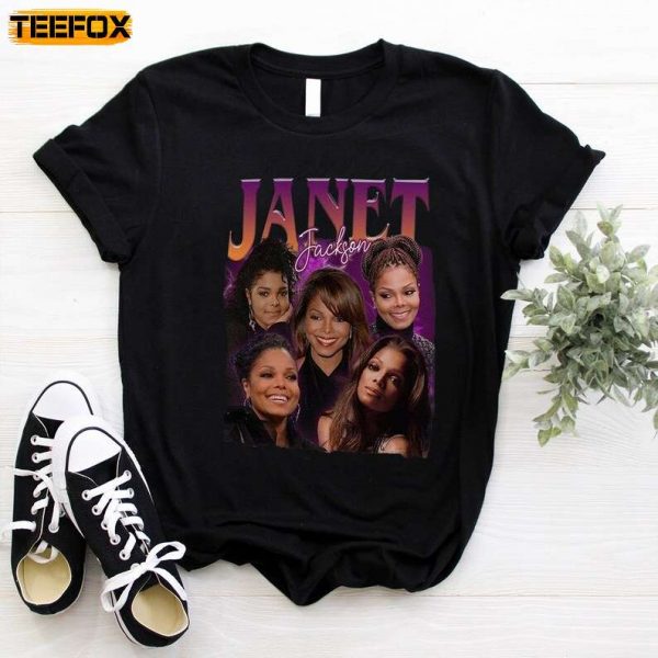 Janet Jackson Pop Singer Short Sleeve T Shirt