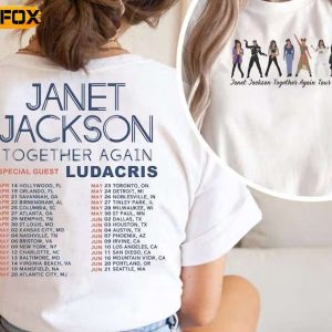 Janet Jackson Together Again Tour 2023 Music Classic T Shirt