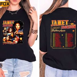 Janet Jackson Together Again Tour 2023 Music Concert Unisex T Shirt