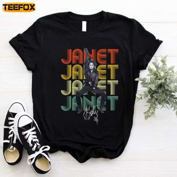 Janet Jackson Together Again Tour 2023 Retro Vintage T Shirt