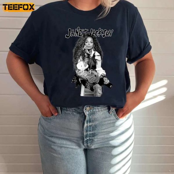 Janet Jackson TogetherAgain Tour 2023 Concert Music Short Sleeve T Shirt