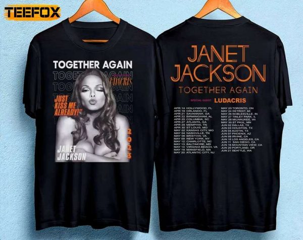 Janet Jackson Tour Concert Music 2023 Short Sleeve T Shirt