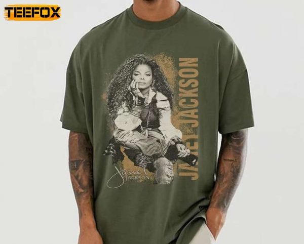 Janet Jackson Vintage Music Short Sleeve T Shirt
