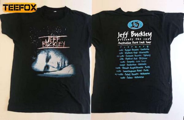 Jeff Buckley Hard Luck Tour 1996 Short Sleeve T Shirt