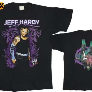 Jeff Hardy Boyz Rock Wrestling 2007 Short Sleeve T Shirt