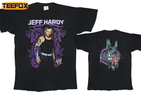 Jeff Hardy Boyz Rock Wrestling 2007 Short Sleeve T Shirt