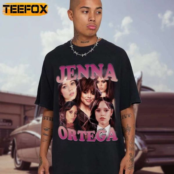 Jenna Ortega Special Order Wednesday Addams Short Sleeve T Shirt