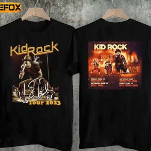 Kid Rock World Tour 2023 Short Sleeve T Shirt