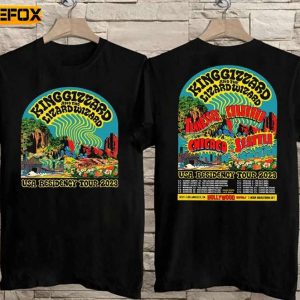 King Gizzard The Lizard Wizard USA Residency Tour 2023 Short Sleeve T Shirt