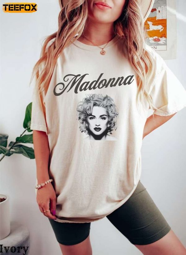 Madonna Queen of Pop Music Short Sleeve T Shirt
