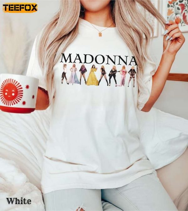 Madonna The Celebration Tour 2023 Queen of Pop Short Sleeve T Shirt