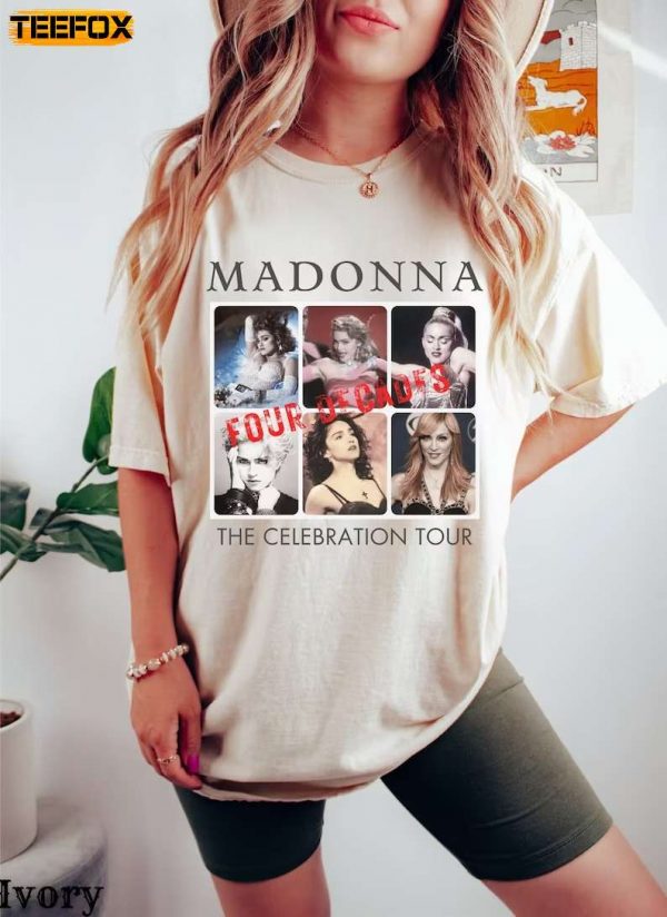 Madonna The Celebration Tour Short Sleeve T Shirt