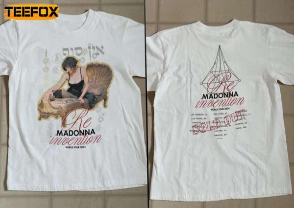 Madonna The Invention World Tour 2004 Short Sleeve T Shirt